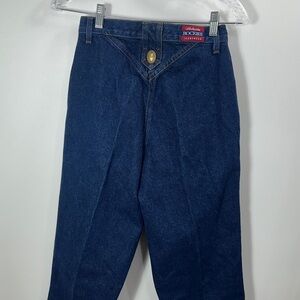 Rockies Women’s Vintage High Rise Dark Blue Jeans size juniors 29/9.Made in USA.